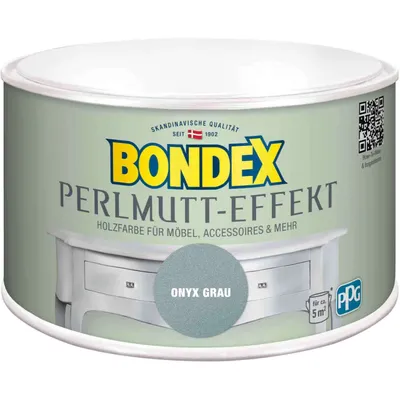 Produktbild von Bondex Perlmutt Onyx grau 0,5L
