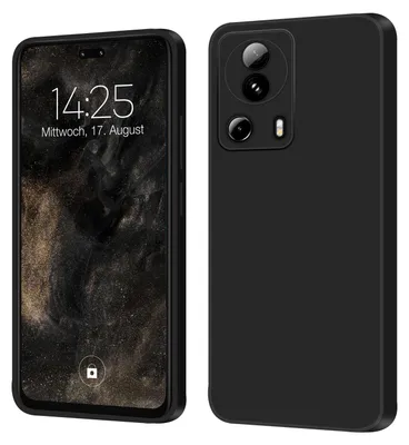 Produktbild von Hülle für Xiaomi 13 Lite 5G Case Cover Bumper Smartphone Softgrip Schutzhülle Farbe: Schwarz