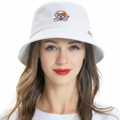 Immagine prodotto di Cappello Fischer ricamato, colore bianco, taglia unica, 100% poliestere