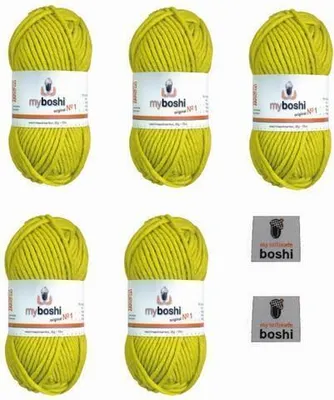 Produktbild von MyBoshi No.1 Set 5 Knäuel a 50g Avocado 115