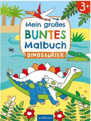 Immagine prodotto di Mein großes buntes Malbuch - Dinosaurier