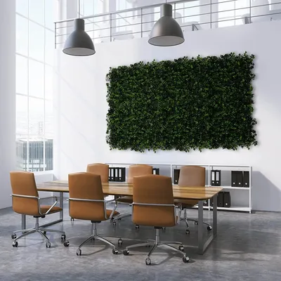 Obrázek produktu pro Rostlina Wall Umělé rostliny pro montáž na zeď 50 x 50 cm Buxus