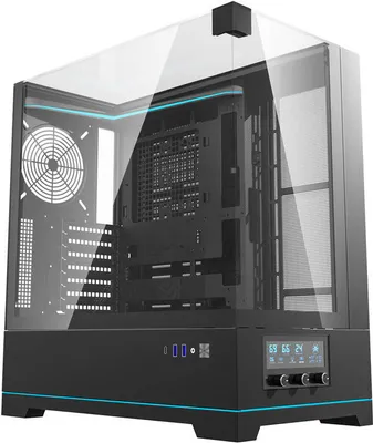 Produktbild von Darkflash DY450 ​​​​Computergehäuse, Schwarz