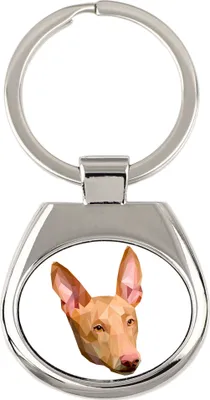 Productafbeelding van Faraohond geometrische sleutelhanger Art-Dog