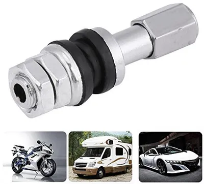 10er-Pack Metall TR43E Autoreifenventile für Auto, Lkw und Motorrad - schlauchlos