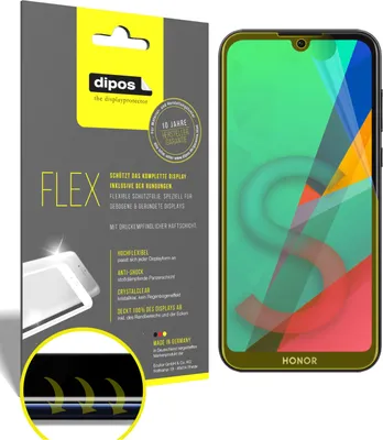 Obrázek produktu pro 3x ochranná fólie pro Honor 8S, 100% pokrytí displeje, dipos Flex