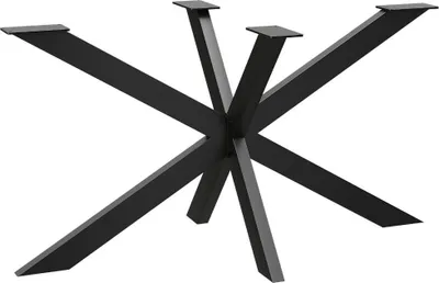 Produktbild von BIG Tischgestell Spider | schwarz pulverbeschichtet | 143x78x73 cm