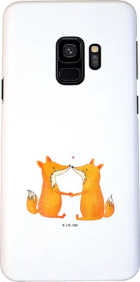 Produktbild von Mr. & Mrs. Panda Samsung Galaxy S9 Handyhülle Füchse Liebe - Weiß - Geschenk, Ehe, Ehefrau, Fuchs, Hülle, Handy Schutzhülle, Cover, Smartphone, Freundin