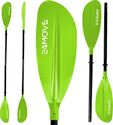 Produktbild von 24MOVE® Doppelpaddel LAGO Aluminium Paddel, Stand-Up Paddling, Paddel für Kajak, 220 cm, verstellbar