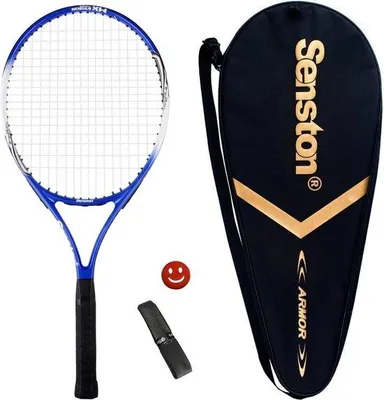 Productafbeelding van Famanu tennisracket voor beginners en recreatieve sporters (unisex) - met tennistas en trillingsdemping