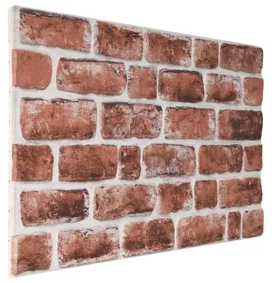 Produktbild von CLORIS Wandpaneele 10 pcs Dunkelbraun und Weiß 100 x 50 cm EPS-Schaum - Wandtattoos CC766
