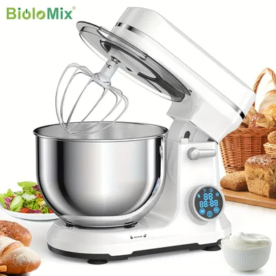 Image de Mixeur plongeant - Robot de cuisine - Blender - Mixeur - Bol de mélange de 6 litres - Moteur puissant de 1200W