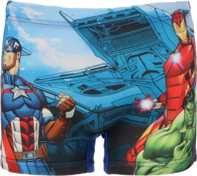 Produktbild von Avengers Badehose für Jungen: Komfort und Strapazierfähigkeit vereint Blau 7/8 Jahre