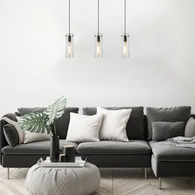 Image de Lampe suspendue simple E27 1x40W noir 5258 Acantha Rabalux