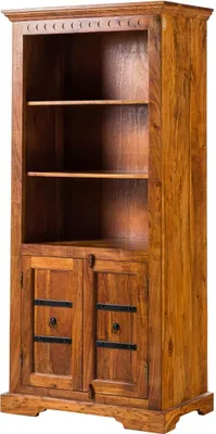Image de MASSIVMOEBEL24 | Étagère 84x50 Acacia laqué Miel OXFORD #0406