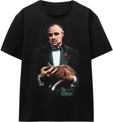 Image de The Godfather - T-shirt Homme/Femme Unie TV15731 (L) (Noir)
