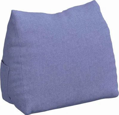 Immagine prodotto di vidaXL Cuscino posteriore jeans blu 45 x 20 x 35 cm tessuto