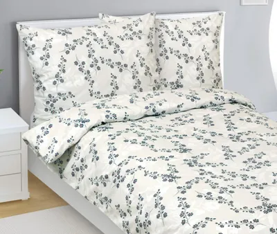 Zdjęcie produktu dla Pościel bawełniana – beżowa, szara, czerwona – 140x200, 70x90