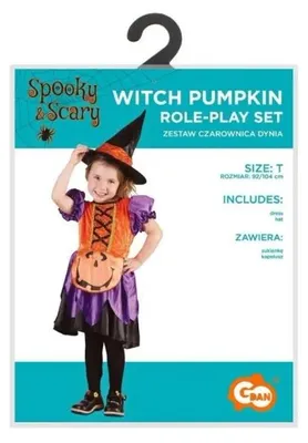 Immagine prodotto di Set per bambini "Strega Zucca", taglia 92/104 cm - Godan