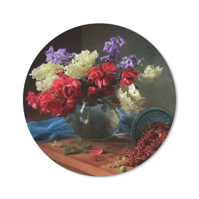 Produktbild von MuchoWow® Mauspad Mousepad Farben - Früchte - Stilleben 40x40 cm - Mousepads - Maus Mat - Pad - Mausunterlage - Schreibtisch Accessoires