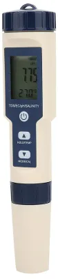 5-in-1 Wasserqualitätstester pH/TDS/EC/Salzgehalt/Temperatur