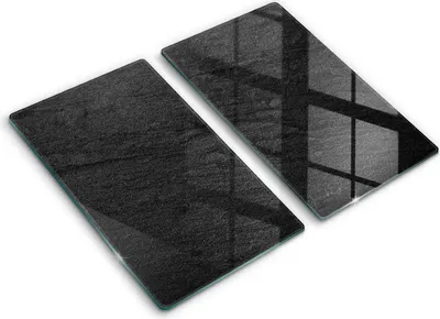 Produktbild von Glasschneideplatte - Herdabdeckplatte - 2x30x52 cm -Schneidebrett - Spritzschutz -Texturgestein