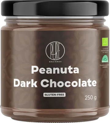 Obrázok produktu pre BrainMax Pure Peanuta, arašidové maslo s tmavou čokoládou, 250 g