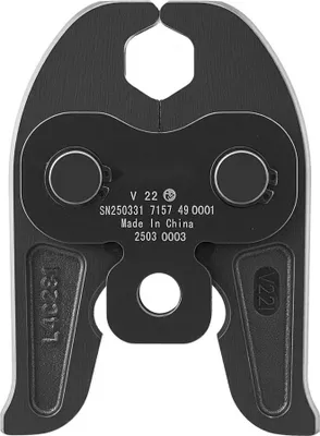 Produktbild von V22 Pressbacke 22mm - Geeignet für V-Förmige Edelstahlrohre - Presszange für Rohrinstallationen