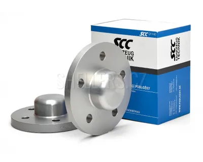 Produktbild von SCC Spurverbreiterungen Spurplatten 2x10mm 12054E für Chrysler Crossfire Distanzscheiben