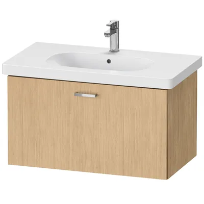 Image de Duravit XBase meuble sous-lavabo mural L:80 cm avec 1 tiroir, XB607103030