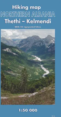 Produktbild von Hiking Map Northern Albania 1: 50 000