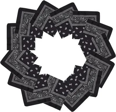Imagen del producto de Bandanas multifuncionales para la cabeza, juego de 14 unidades, en varios colores, para adultos y niños