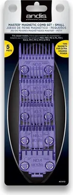 Obrázok produktu pre Sada magnetických hrebeňových nástavcov s dvojitým magnetom Andis Comb Set 5pcs