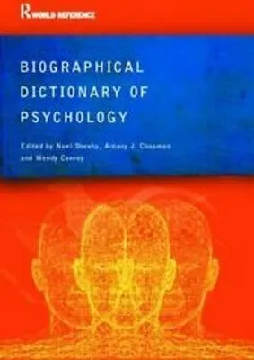 Obrázek produktu pro Biographical Dictionary of Psychology