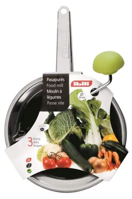 Image de Écraseur à purée Pommes de terre - Acier inoxydable - 20 cm - Argent