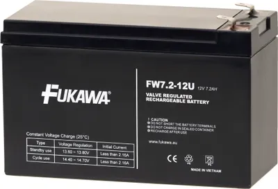 Obrázok produktu pre FIAMM Akumulátor FUKAWA FW 7.2-12 F2U (12V 7,2Ah/7Ah)