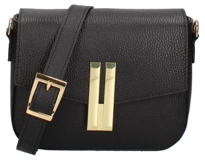 Produktbild von Gave Lux Handtasche für Damen, weiß, aus hochwertigem Leder, verstellbarer Verschluss, hergestellt in Italien