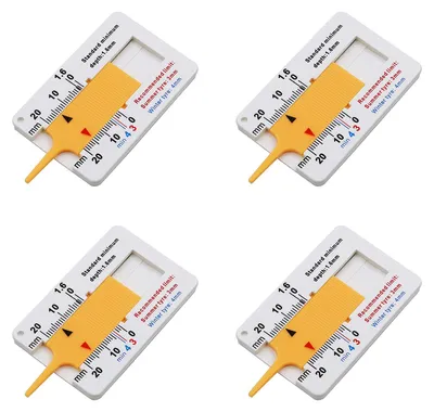 Productafbeelding van Profieldieptemeter 0-20 mm, kunststof, draagbaar