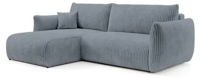 Imagen del producto de Sofá cama rinconera con arcón Alloro izquierda Grafito matinal