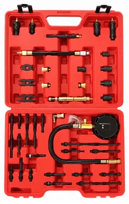 Produktbild von Kompressionsprüfer - Modell 6531 - Für Benzin- und Dieselmotoren - Zylinderdrucktest - Lecktest - Mit Adaptern - Für Autos und SUVs