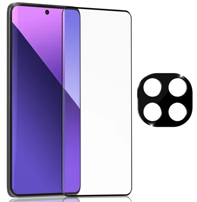 Produktbild von 1-Pack Xiaomi Redmi Note 14 Pro Plus Displayschutzfolie & 1-Pack Kameraschutz - Gehärtetes Glas 9H - Super Qualität 3D