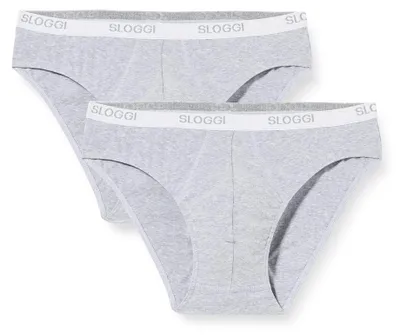 Productafbeelding van Sloggi Heren Onderbroek, Basic Mini, 2-pack, maat 6, zwart, combinatie