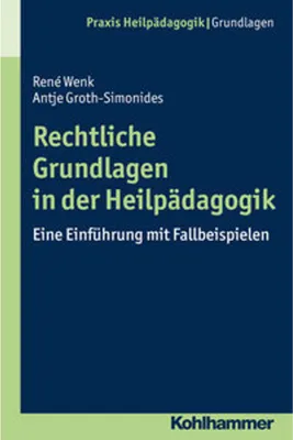 Obrázek produktu pro Rechtliche Grundlagen in der Heilpädagogik