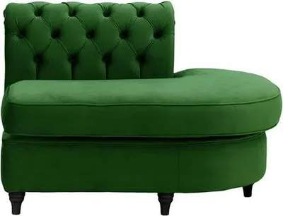Produktbild von Chesterfield Modul - Abschlusselement rund, rechts (ECR)-Velluto 10-black