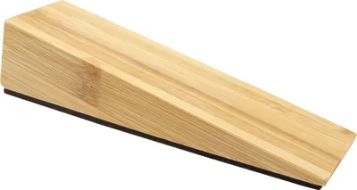 Produktbild von WAGNER Türkeil BAMBOO - 170 x 45 x 40 mm, Bambus massiv, natur, Anti-Rutsch-Pad zum Unterschieben - 15695501