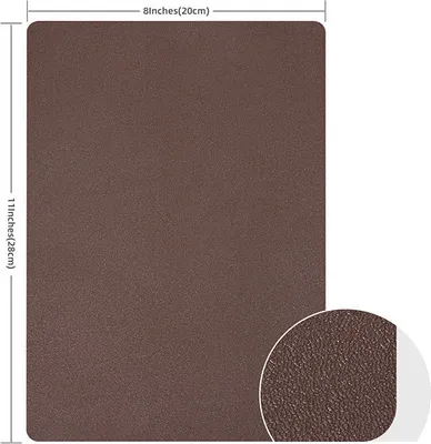 Produktbild von INF Selbstklebender Kunstlederflicken Braun