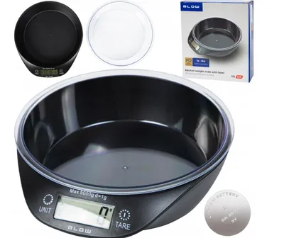 Immagine prodotto di Bilancia da cucina BLOW KS206 con recipiente da 0,7 L, portata fino a 5 kg, di precisione
