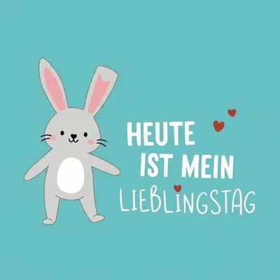 Produktbild von 20 Servietten Hase - Heute ist mein Lieblingstag 33x33cm