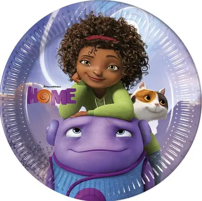 Produktbild von 8 x Dreamworks Home Pappteller - Groß 23cm