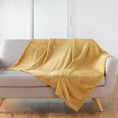 Image de Couverture douillette 125 x 150 cm Atlas jaune